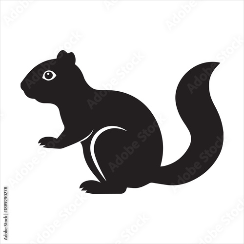 Ground quiver silhouette vector art illustration