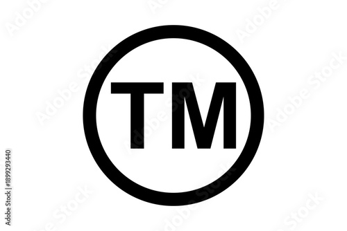 Free Download vector black TM icon, trademark symbol, clip art isolated on transparent background.  - GFXLoad