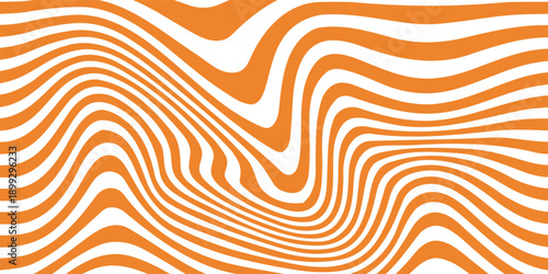 Wavy caramel background. Vector pattern with candy texture. Liquid chocolate illustration