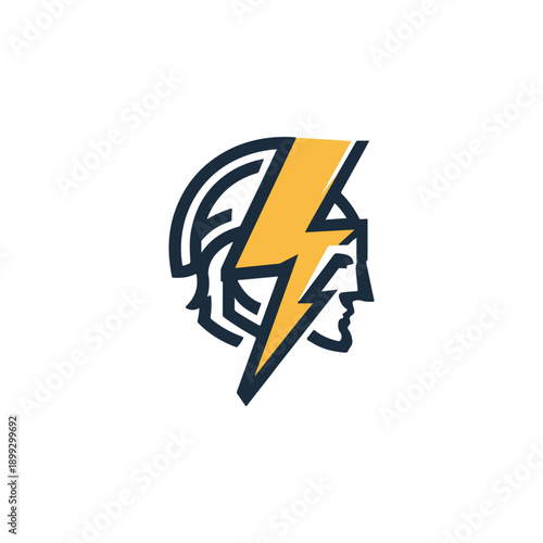 Zeus God of Thunder Logo