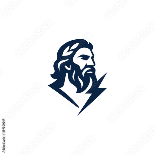 Zeus God of Thunder Logo