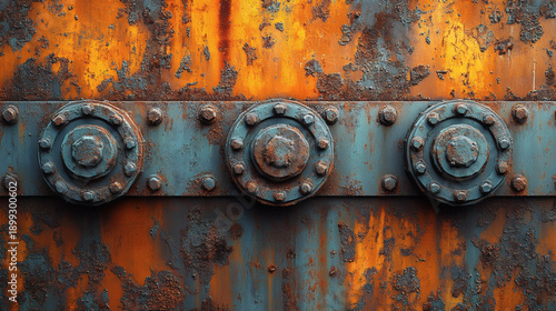 Create a rustic metal depiction of a crane