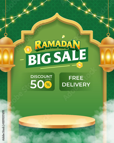 Ramadan sale social media banner
