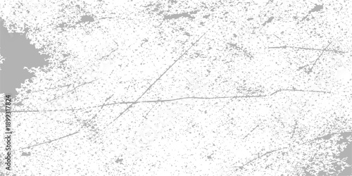 A blank white marble and grunge stone wall texture featuring a rough grey concrete surface with a dirty old cement pattern for a textured art backdrop or material wallpaper design