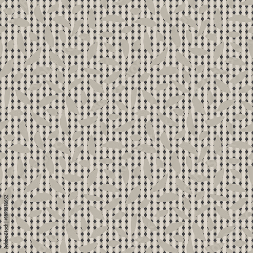Neutral Colour Dotted Striped textured seamless pattern design