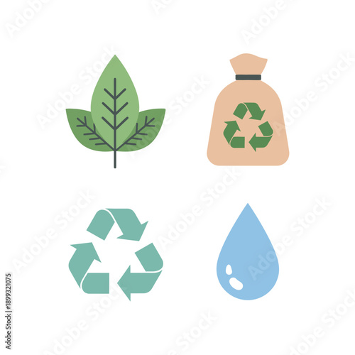 Travel essentials including airplane, luggage, passport, and camera on white background