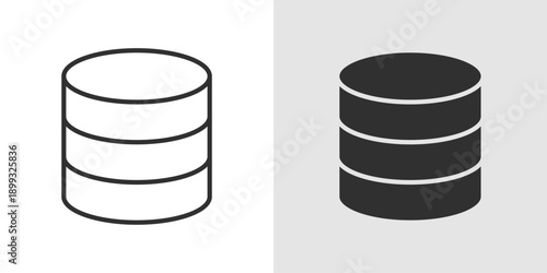 Database Icon representing structured data storage and information management.