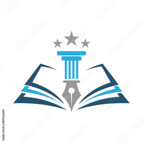 Education school icon image design