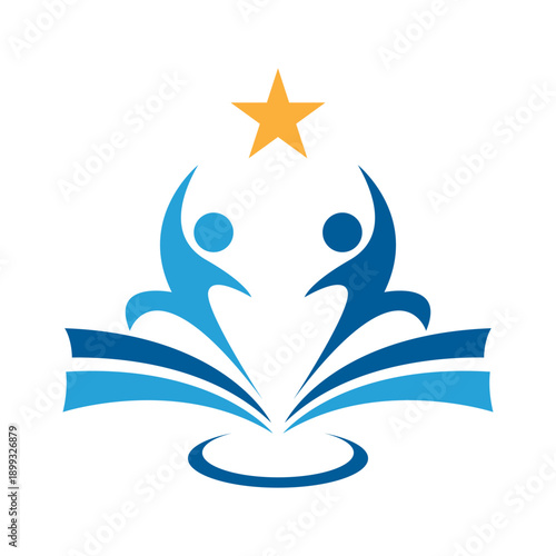 Education school icon image design