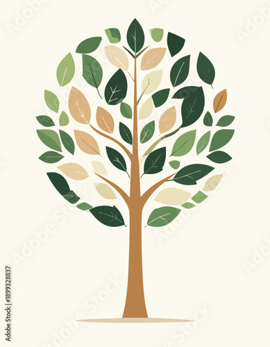 Corporate strategy and business growth concept vector illustration