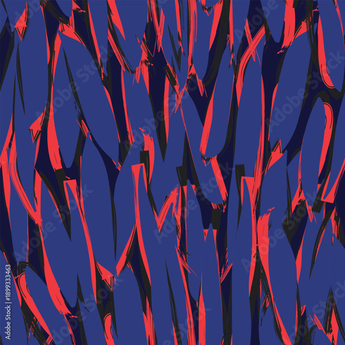 Abstract brush seamless pattern design