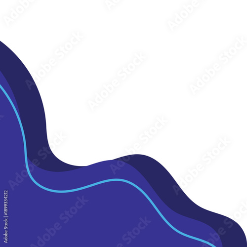 Flat Business Corner Illustration