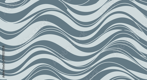 Wavy Gray and White Pattern.