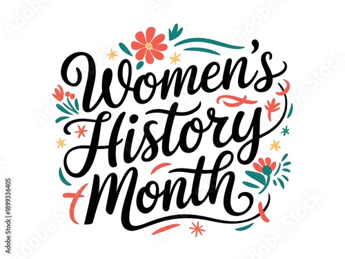 Womens History Month giving a feminine, artistic, and uplifting look