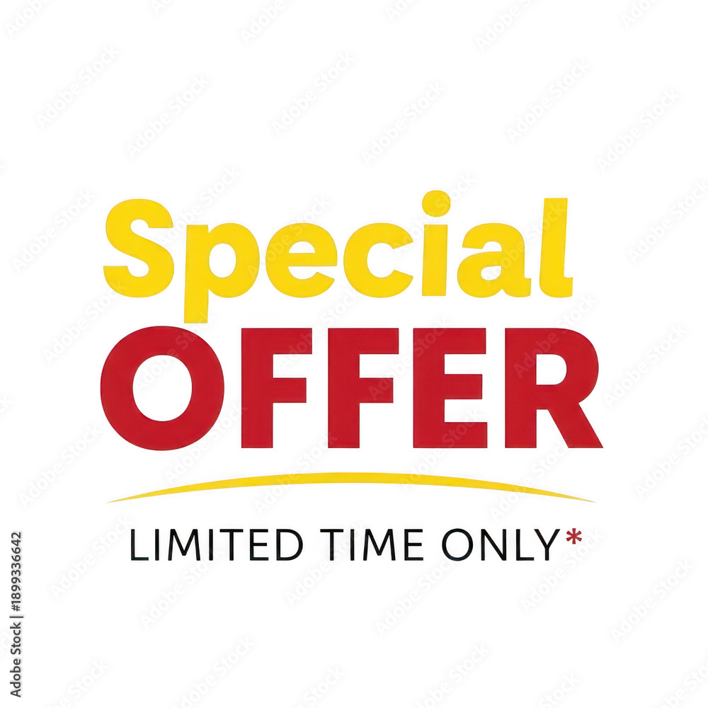 Obraz premium Special offer available for limited time 