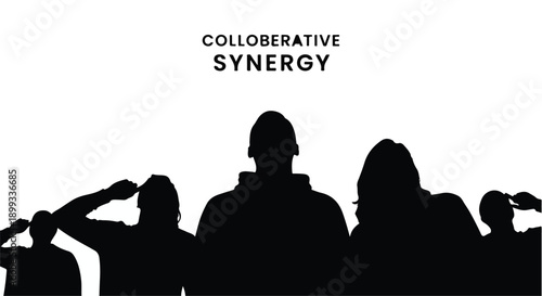 Diverse team saluting in unity, symbolizing collaboration and shared purpose.