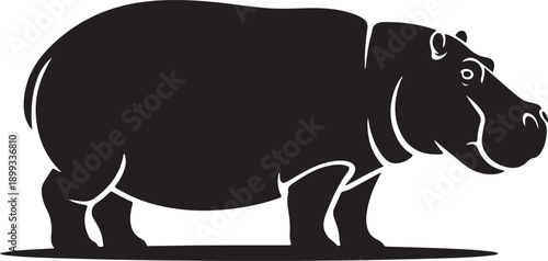 Hippo Silhouette