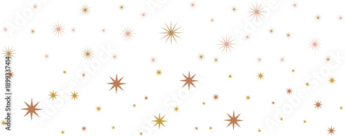 Boho Gold Stars Decoration