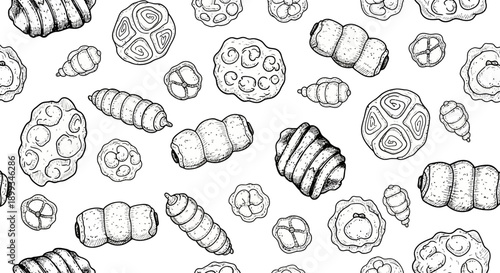 Delicious Desserts, Sweet Treats, Culinary Art, Food Illustration, Whimsical