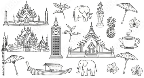Elephants, Temples, and Nature in Thailand's Heritage