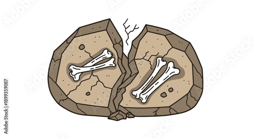 Isolated black and white vector illustration of a skull and a leather belt alongside old fashion leather boots and rollerblade skating equipment