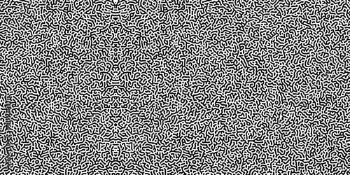 Turing Pattern Background black maze wallpaper illustration