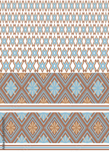 Vector, Seamless pettern, Navajo, Native american, ancient ehyptart,