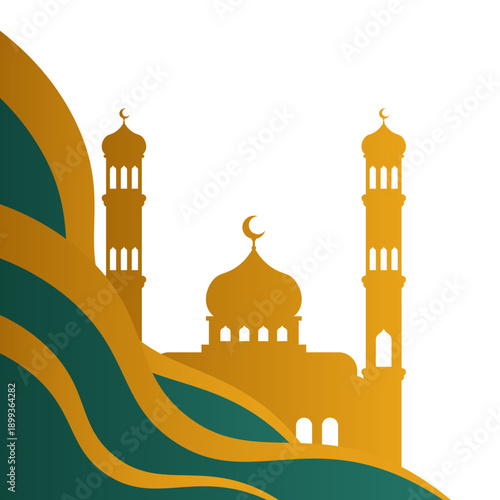 Modern Islamic Mosque Corner