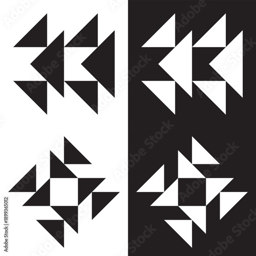 Barn quilt symbol icon illustration