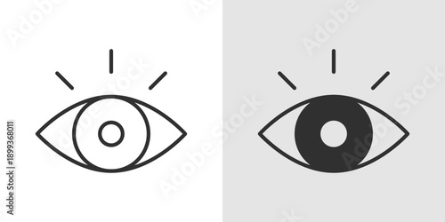 Vision Icon representing foresight, clarity, and future-focused thinking.
