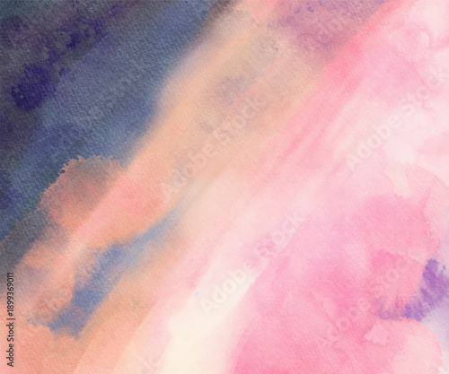 Soft watercolor abstract vector banner background, ideal for modern design, branding, presentations, and calm visual concepts.
