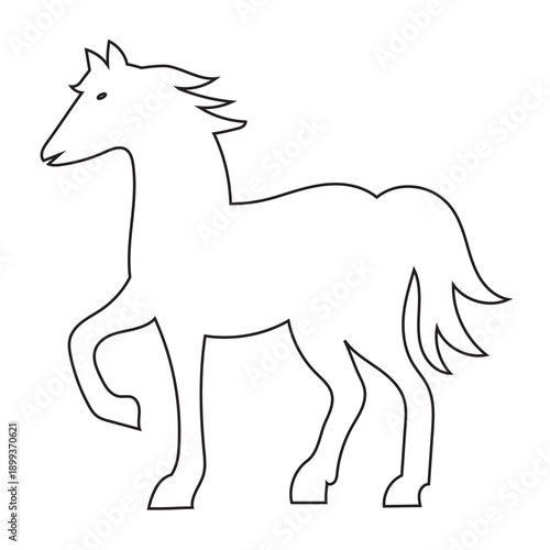 PrintChinese Calligraphy with running Horses icon. Collection of black horse silhouettes in dynamic poses, ideal for logos, branding, tattoos, and equestrian or western themed designs.