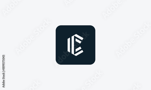 Free Download Tech logo with orbiting nodes and curved C shape. Bold letter C logo in rounded square tech frame. - GFXLoad