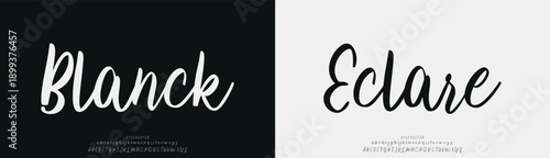 Blank Eclare, Beauty Luxury Script font alphabet logo. Typography beautiful fashion elegant classic letters serif italic fonts decorative wedding vintage retro logos. vector illustration
