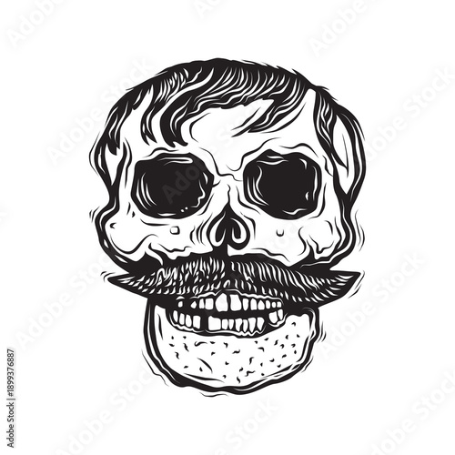 zapata skull vector