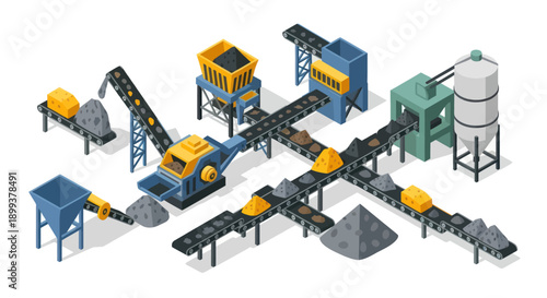 Industrial Crushing Plant Machinery Equipment.