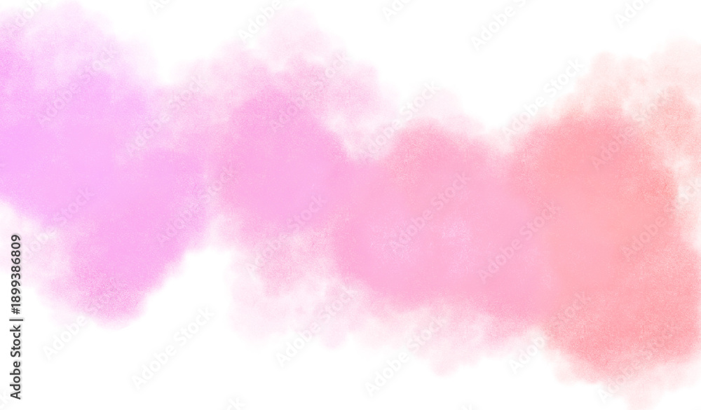 Naklejka premium Abstract watercolor smoke and clouds fluffy colorful on transparent background. Colorful smog and fogg effect with clouds explosion or smoke explosion png.