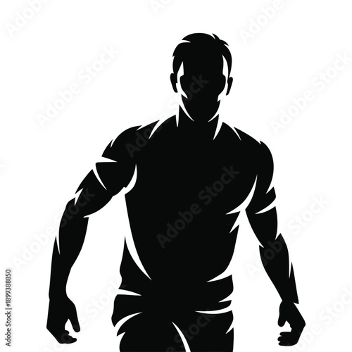 Soccer player silhouette kicking ball isolated on white background
