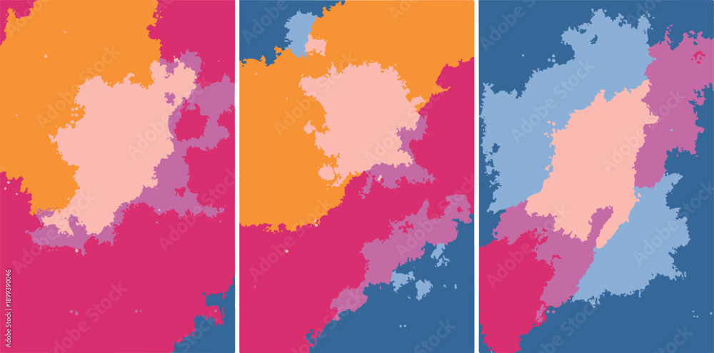 Obraz premium Abstract background of Rainbow color of paints.