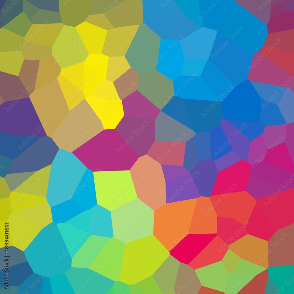 Fototapeta premium Gradient background with mosaic shape of triangular and square cells.Low poly abstract.