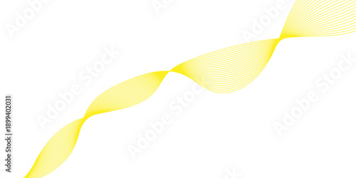 Abstract yellow background with waves and lines featuring a shiny silver steel spoon and metal cutlery vector illustration for kitchen and restaurant design