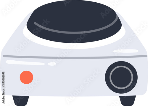 Electric Hot Plate Stove with Single Burner