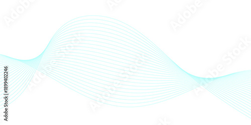 An abstract blue wave background features a 3d vector pattern of light spheres and round circles in an artistic illustration concept