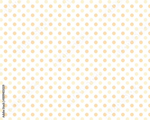 黄色い水玉模様のパターン背景