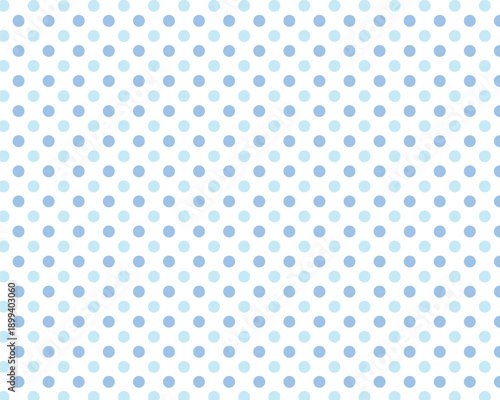 青い水玉模様のパターン背景