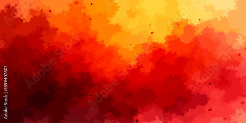 Vector Abstract fiery color palette with shades of red and yellow, evocative of intensity and dynamism. Suitable for a design, and artistic projects.