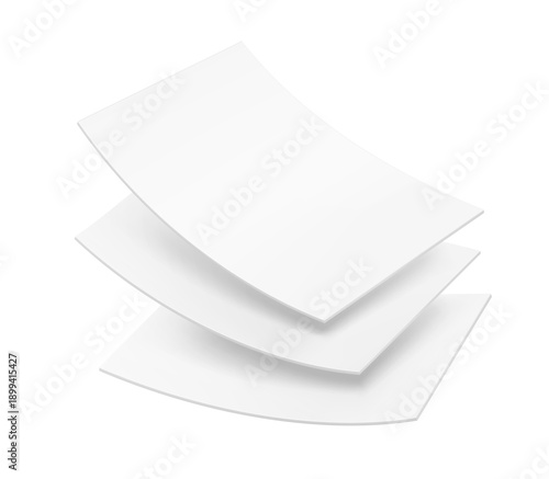 Laundry detergent sheets mockup. Vector illustration isolated on a grey background. Can be used to present your product. EPS10.