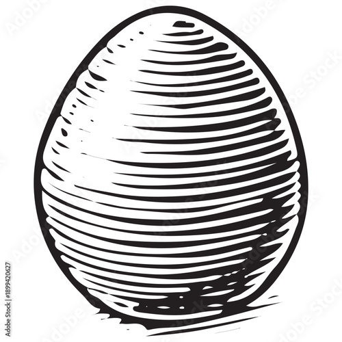 Hand Drawn Egg Balance Therapy Tool Icon Vintage Engraved Rehabilitation Equipment Illustration