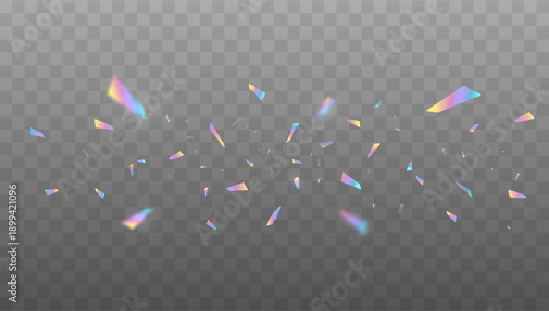 Holographic Confetti Scatter