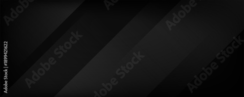 Dark neutral background for wide banner, design template - digital illustration